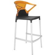 Silla EGO-K BAR NARANJA/NEGRO